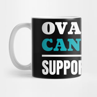 Ovarian Cancer Support Squad - Bold Typograph Mug